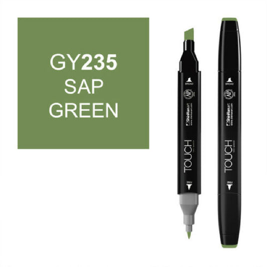 Touch Twin Yaprak Yeşili Marker Kalem - Sanat, Çizim ve Tasarım için Profesyonel Marker