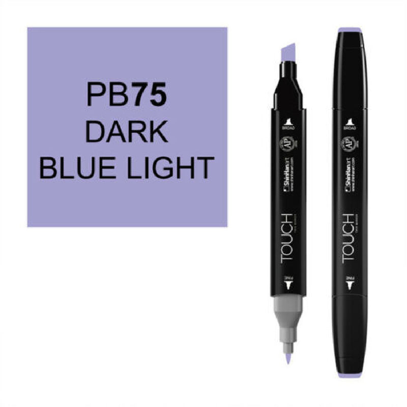 Touch Twin PB75 Koyu Mavi Light Marker - Sanatsal Çizim ve Tasarım Kalemi