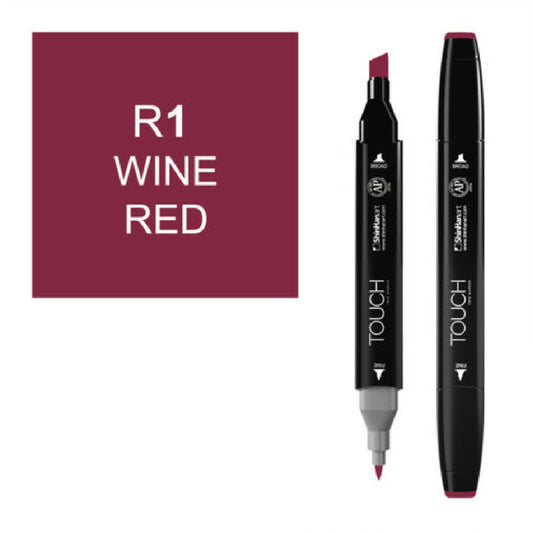 Touch Twin R1 Şarap Kırmızısı Marker - Profesyonel Çizim ve Sanat Markeri
