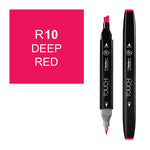 Touch Twin R10 Koyu Kırmızı Marker Kalem - Sanatsal Çizim, Tasarım ve Grafik Markeri