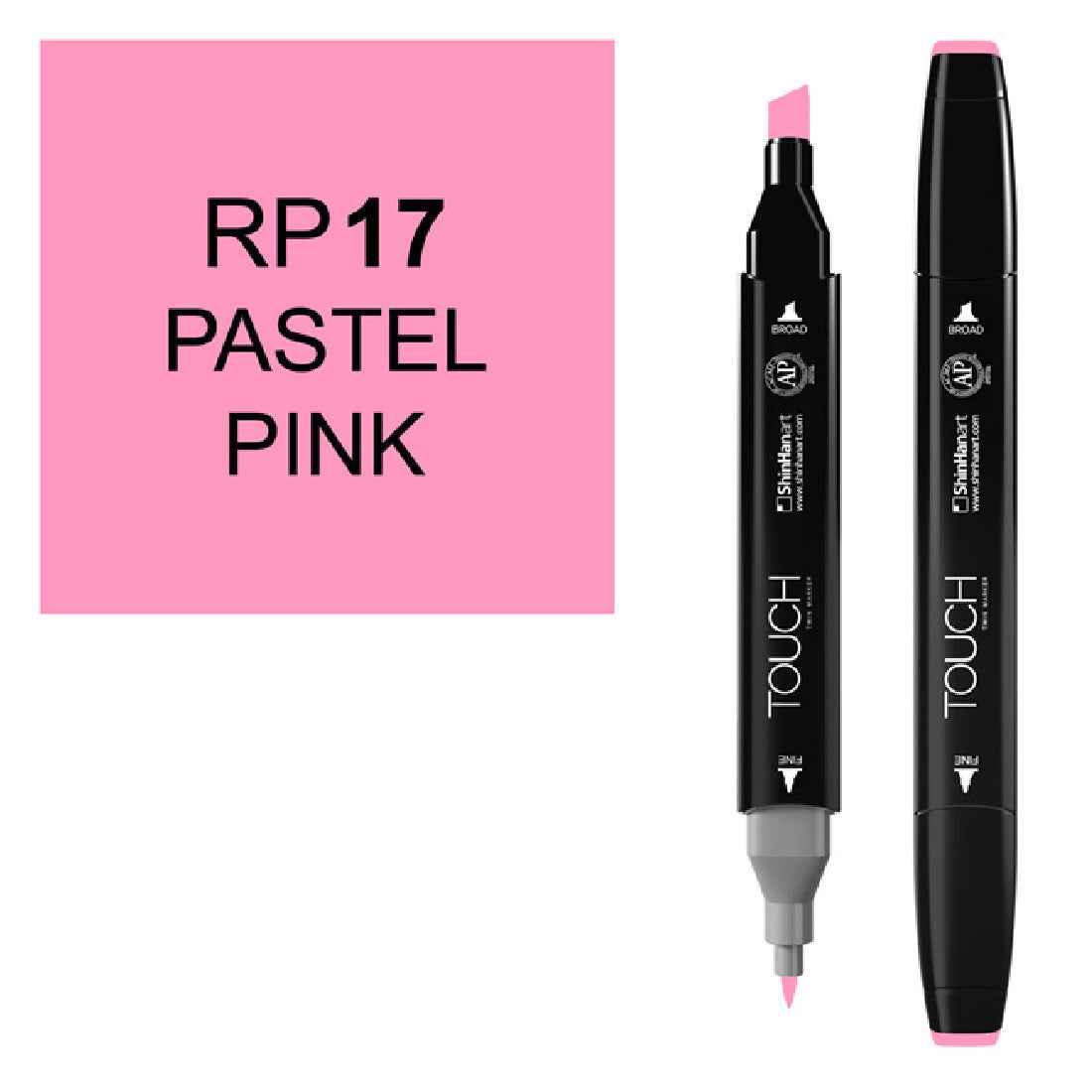 Touch Twin Pastel Pembe Marker - Sanat, Çizim ve Tasarım Kalemi