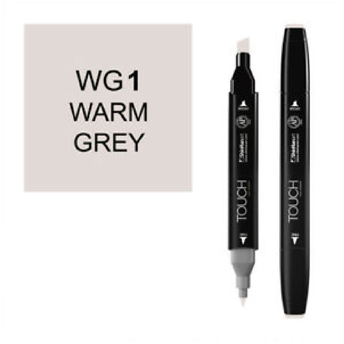 Touch Twin WG1 Sıcak Gri Marker - Sanat, Çizim ve Tasarım Kalemi