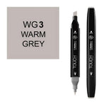 Touch Twin WG3 Sıcak Gri Marker Kalem - Sanat Çizim ve Tasarım Kalemi