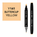 Touch Twin Sarı Marker - Sanatsal Çizim ve Tasarım Markeri