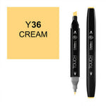 Touch Twin Y36 Cream Marker - Sanatsal Çizim ve Tasarım Marker Kalemi
