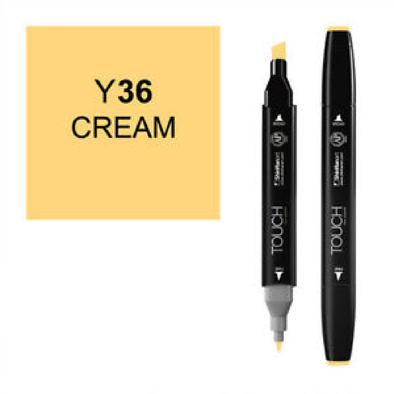 Touch Twin Y36 Cream Marker - Sanatsal Çizim ve Tasarım Marker Kalemi