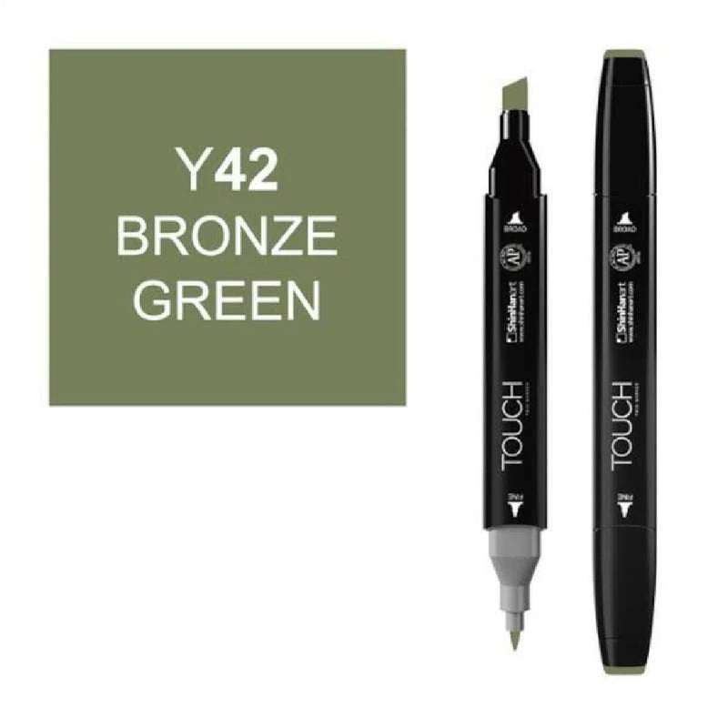 Touch Twin Y42 Bronz Yeşil Marker - Sanat, Çizim ve Tasarım Kalemi