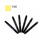 Touch Twin Y45 Kanarya Sarısı Marker - Profesyonel Sanat ve Çizim Kalemi