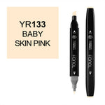 Touch Twin YR133 Bebek Ten Rengi Pembe Marker Kalem - Sanat, Çizim ve Tasarım Kalemi