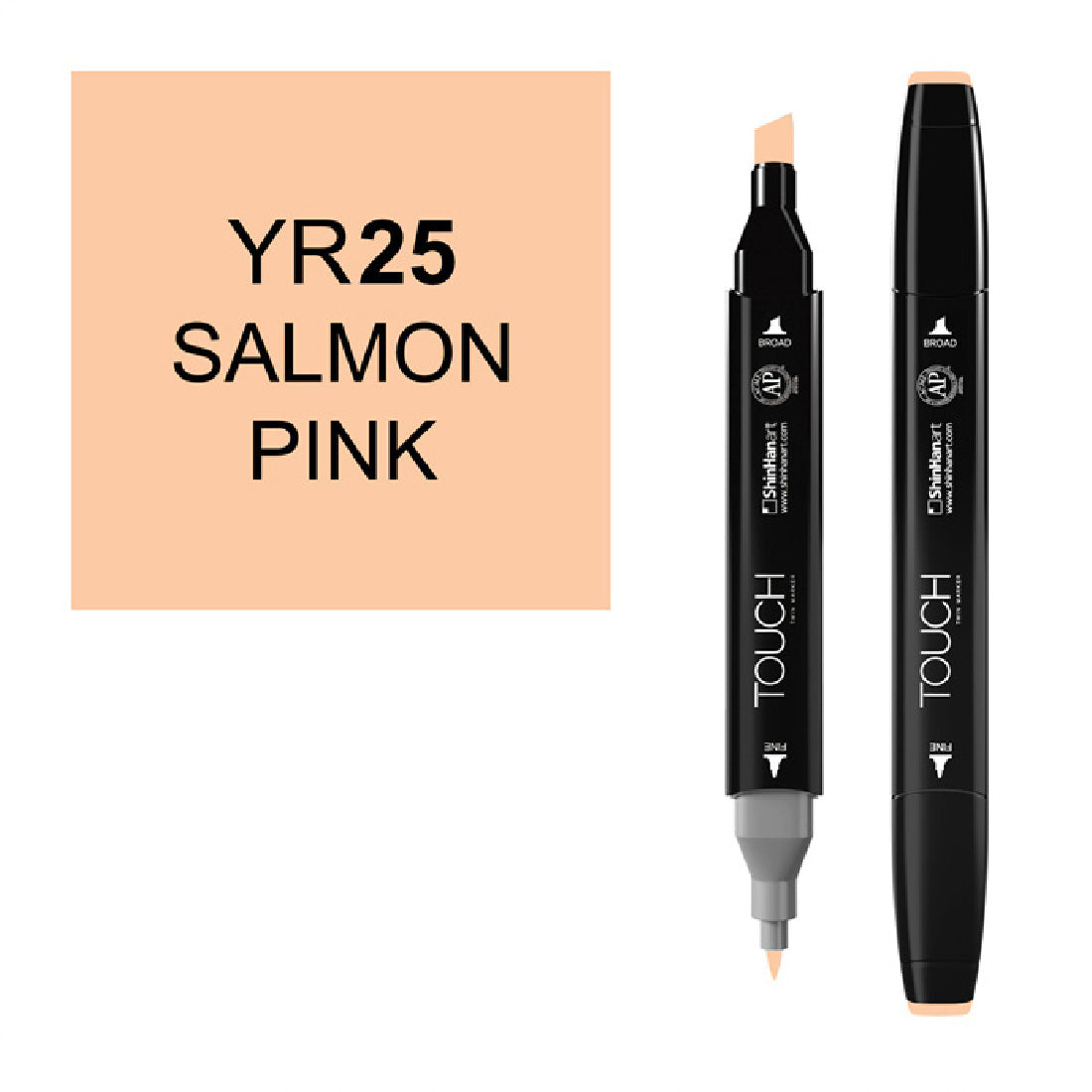 Touch Twin YR25 Somon Pembe Marker - Sanat, Çizim ve Tasarım Kalemi