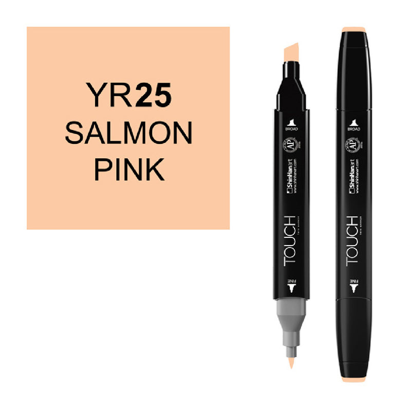 Touch Twin YR25 Somon Pembe Marker - Sanat, Çizim ve Tasarım Kalemi