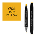 Touch Twin Koyu Sarı Marker - Sanat, Çizim ve Tasarım Kalemi