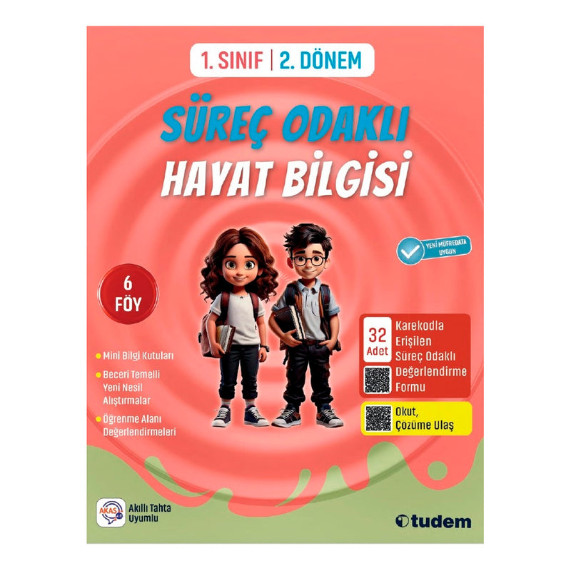 Tudem Yayınları 1. Sınıf 2. Dönem Hayat Bilgisi Süreç Odaklı