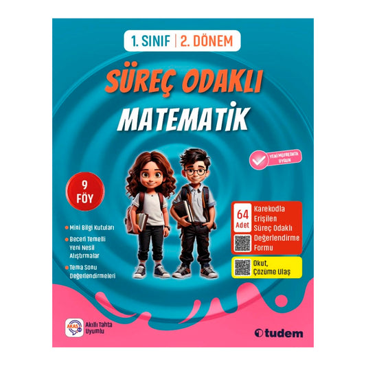 Tudem Yayınları 1. Sınıf 2. Dönem Matematik Süreç Odaklı