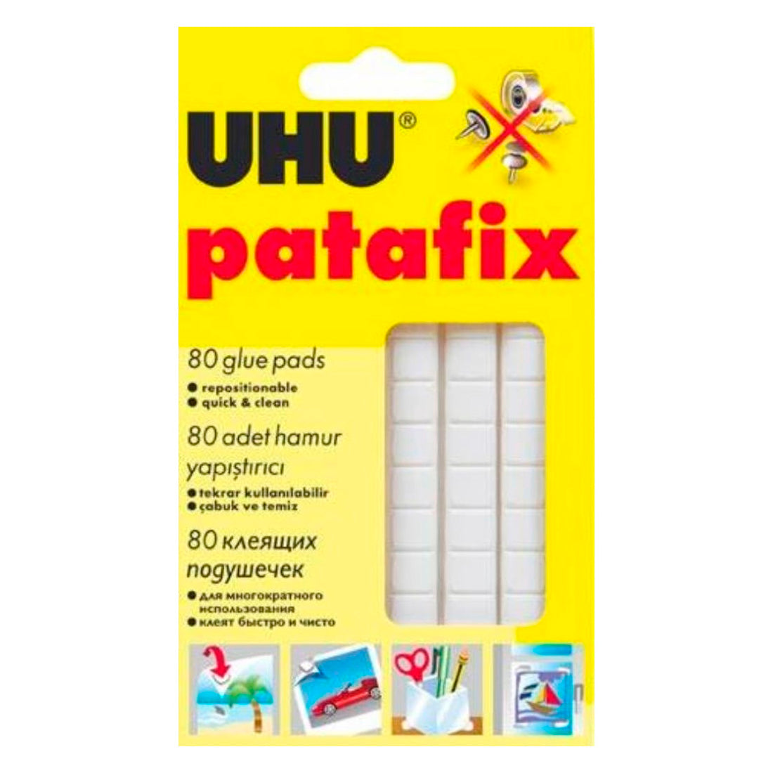 Uhu Patafix Beyaz Hamur Yapıştırıcı 3003924