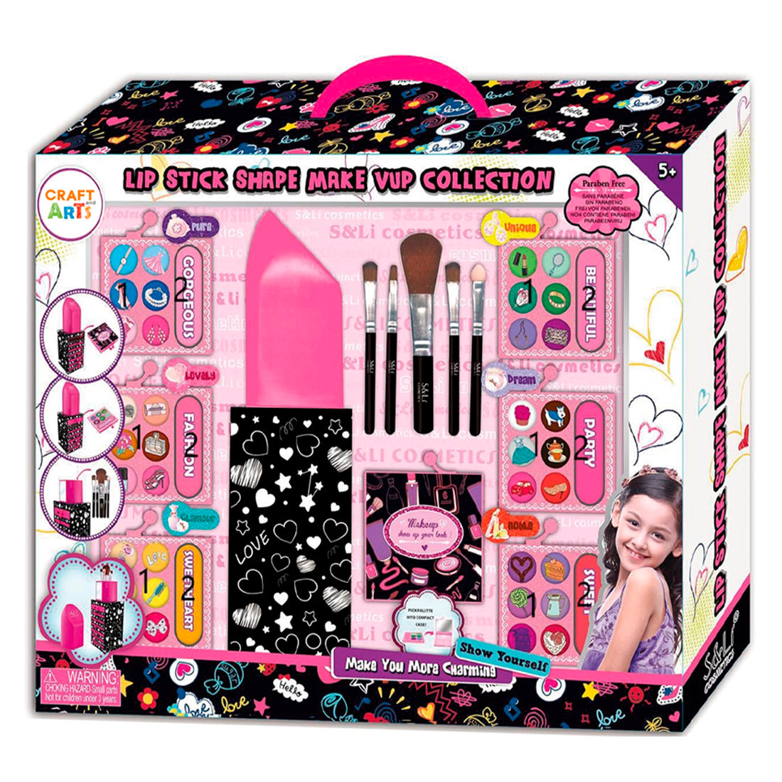 Umix Craft And Arts Ruj Şekilli Makyaj Seti S22247A