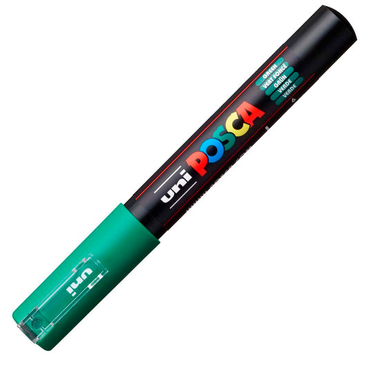 Uni-Ball PC-1M Posca 0.7 Light Yeşil Su Bazlı Poster Markör Kalem - Hediyelik, Sanatsal Çizim ve Ofis