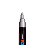 Uni-Ball PC-5M Posca 1.8-2.5 Gümüş Su Bazlı Markör Kalem - Sanat, Çizim ve Dekorasyon Kalemi