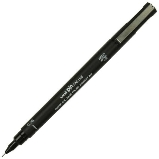 Uni-Ball Pin 0,8mm Siyah Çizim Kalemi - Sanatsal Eskiz ve Teknik Çizim Kalemi