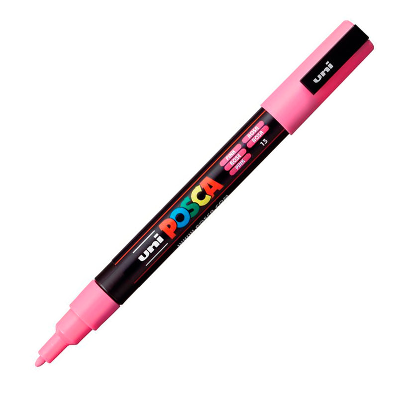 Uni-Ball Posca 0.9-1.3 Pembe Su Bazlı Poster Markör Kalem - Sanat, Çizim ve Boyama Kalemi