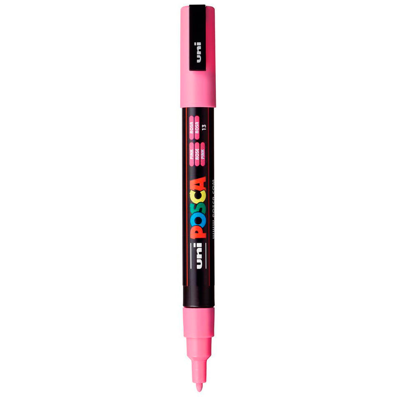 Uni-Ball Posca 0.9-1.3 Pembe Su Bazlı Poster Markör Kalem - Sanat, Çizim ve Boyama Kalemi