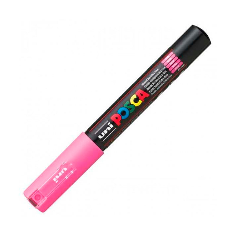 Uni-Ball Posca Pembe 0.7 mm Su Bazlı Poster Markörü - Sanatsal Çizim, Boyama ve Dekorasyon Kalemi