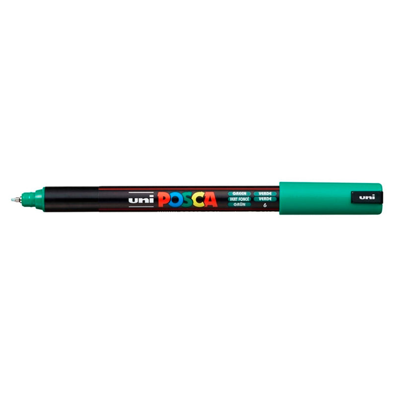 Uni-Ball Posca Yeşil 0.7 mm Su Bazlı Poster Markör Kalem PC-1MR