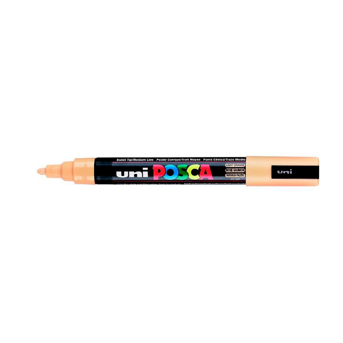 Uni Posca 1.8-2.5 mm Açık Turuncu Su Bazlı Poster Markörü - Sanat, Çizim ve Çok Yüzeyli Boyama Kalemi