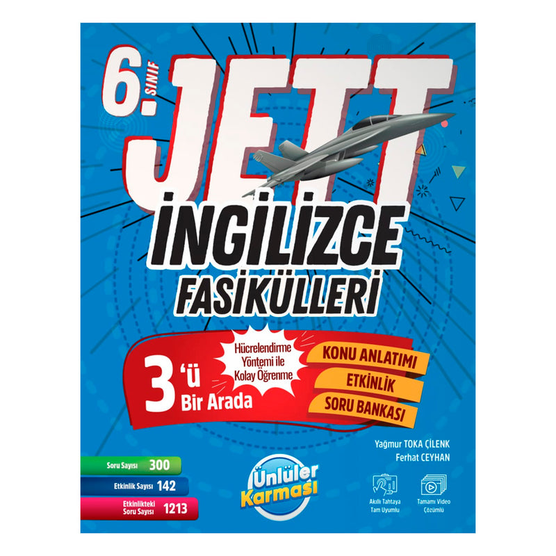 Ünlüler Karması Yayınları 6.Sınıf Jett İngilizce Fasiküller