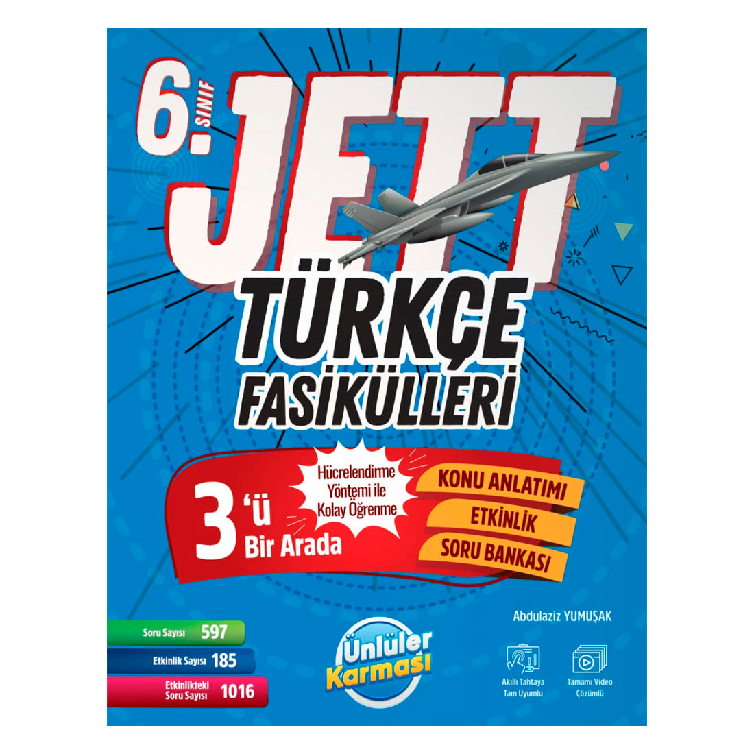 Ünlüler Karması Yayınları 6. Sınıf Türkçe Jett Fasikülleri