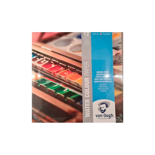 Van Gogh 300 Gr. 30x30 12 Yaprak Sulu Boya Bloğu - Sanatsal Eskiz ve Resim Defteri