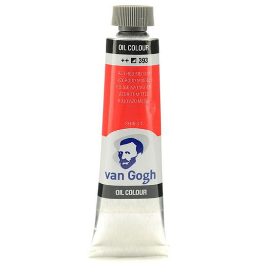 Van Gogh 393 Azo Red Medium 40 ml Yağlı Boya - Profesyonel Sanatçı Resim Boyası