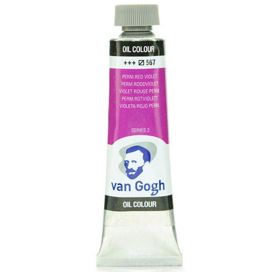 Van Gogh Kalıcı Kırmızı Mor 40 ml Yağlı Boya - Profesyonel Sanatsal Resim ve Tuval Boyası