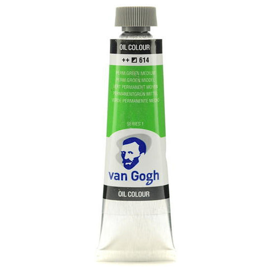 Van Gogh 614 Kalıcı Yeşil Medium 40 ml Yağlı Boya - Profesyonel Sanatçı ve Hobi Resim Malzemesi
