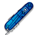 Victorinox Climber Mavi Şeffaf Çakı - Çok Amaçlı Kamp ve Outdoor Cep Çakısı