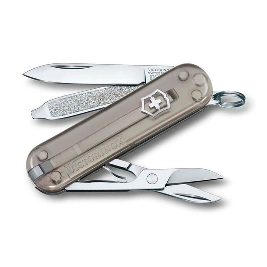 Victorinox Classic Mystical Morning Şeffaf Gri Çakı - Çok Amaçlı Kamp, Outdoor ve Hediyelik