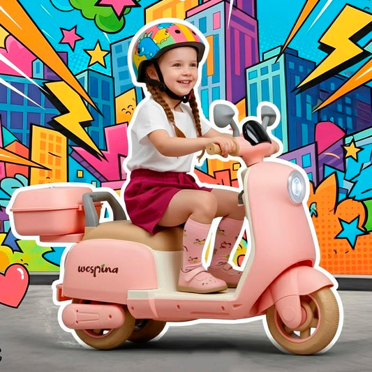 Wespina Akülü Kumandalı Motor Pembe Wpak5