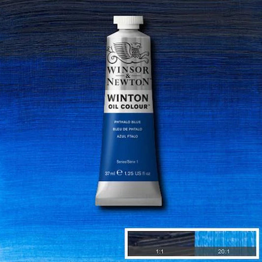 Winsor Newton 30 Phthalo Blue 37 ml Yağlı Boya - Sanatçı ve Profesyonel Resim Boyası