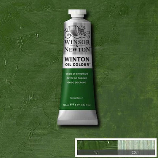 Winsor Newton 31 Krom Oksit 37 ml Yağlı Boya - Sanatçı ve Profesyonel Tuval Boyası