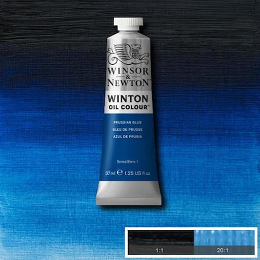 Winsor Newton 538 Prussian Blue 37 ml Yağlı Boya - Profesyonel Sanatçı ve Tuval Boyası