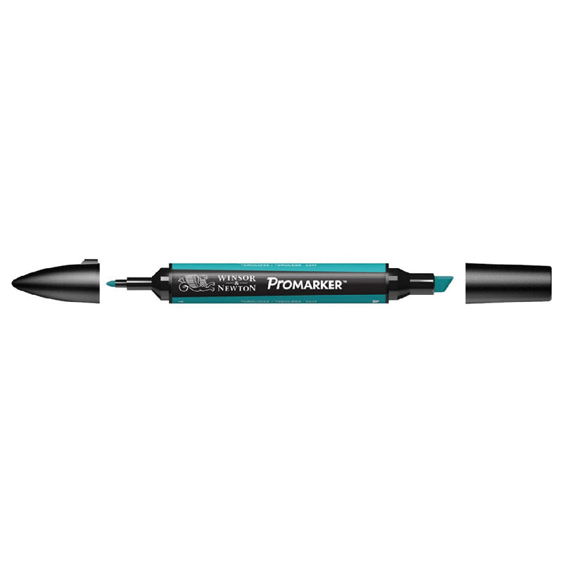 Winsor Newton Turkuaz Promarker - Hediyelik ve Yumuşak Yazım Kalemi