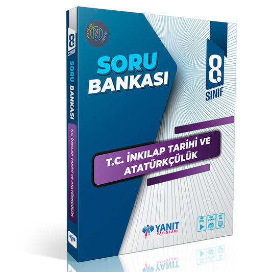 Yanıt Yayınları 8. Sınıf T.C. İnkilap Tarihi ve Atatürkçülük Soru Bankası 2021-2022
