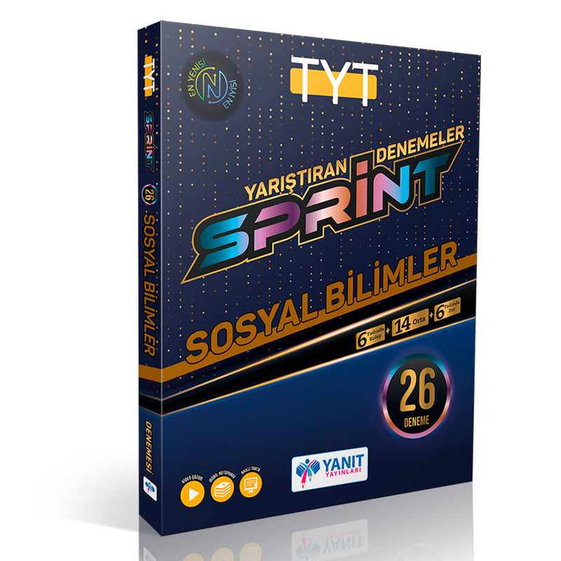 Yanıt Yayınları TYT Sosyal Bilimler 24 Sprint Deneme