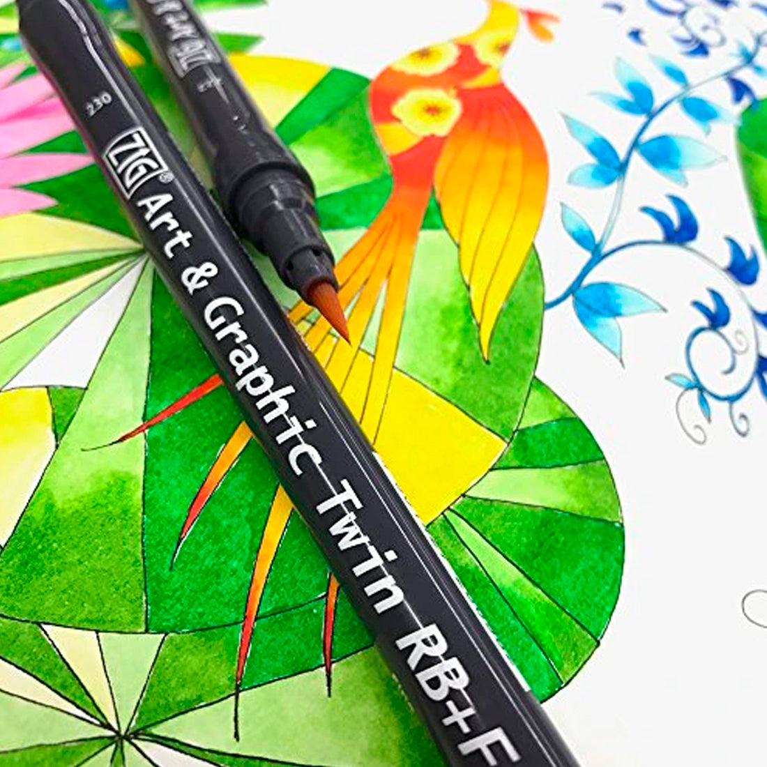 Zig Art & Graphic Twin Pale 12'li Çift Uçlu Çizim Kalemi Set - Eskiz, Sanatsal ve Hediyelik Kalem Seti