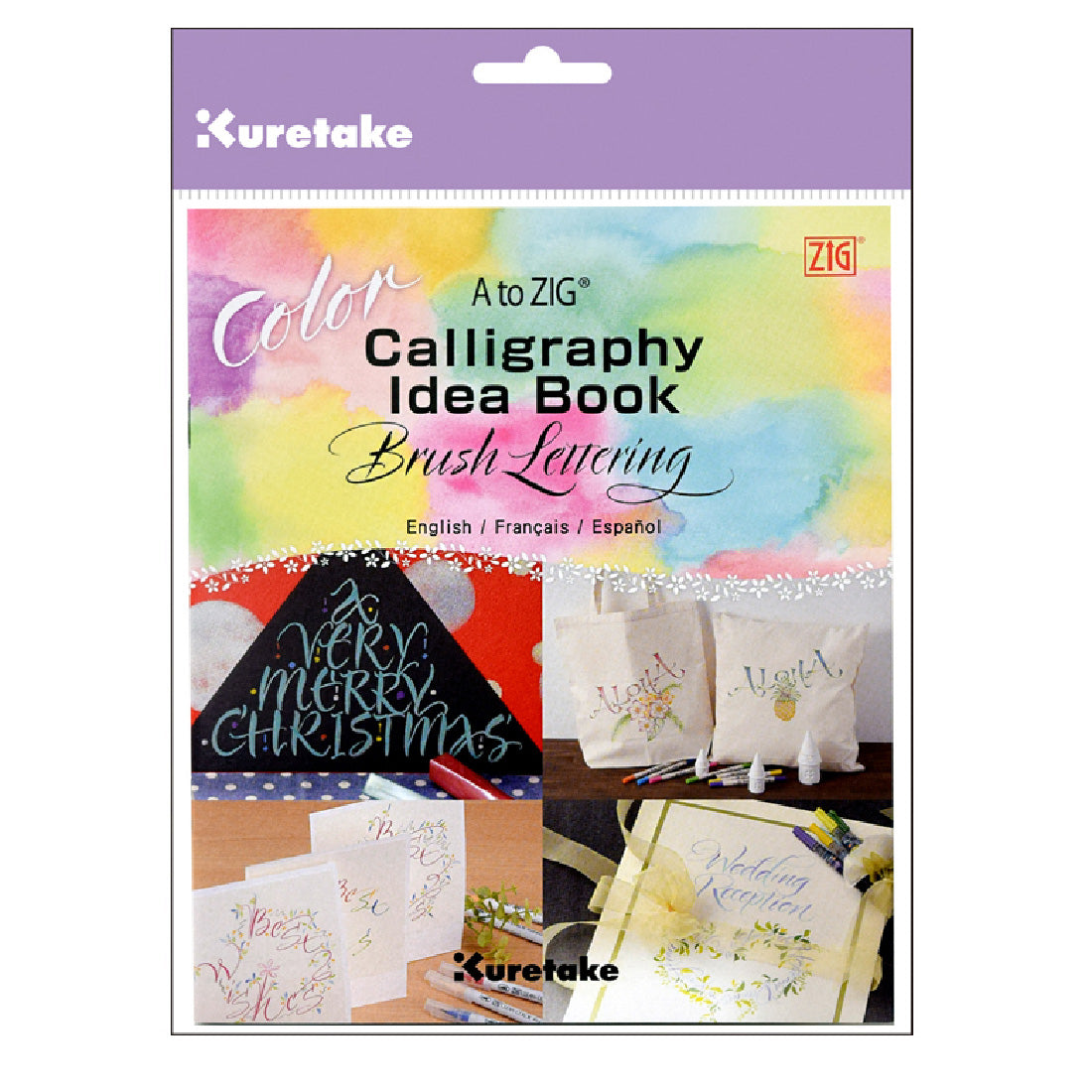 Zig Calligraphy Idea Book Color Eğitim Kitapçığı - Sanatsal Kaligrafi, Marker ve Hobi Öğrenme Rehberi