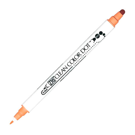 Zig Clean Color Dot Island Coral Çift Taraflı Kalem - Sanatsal Çizim ve Hobi Marker Kalemi