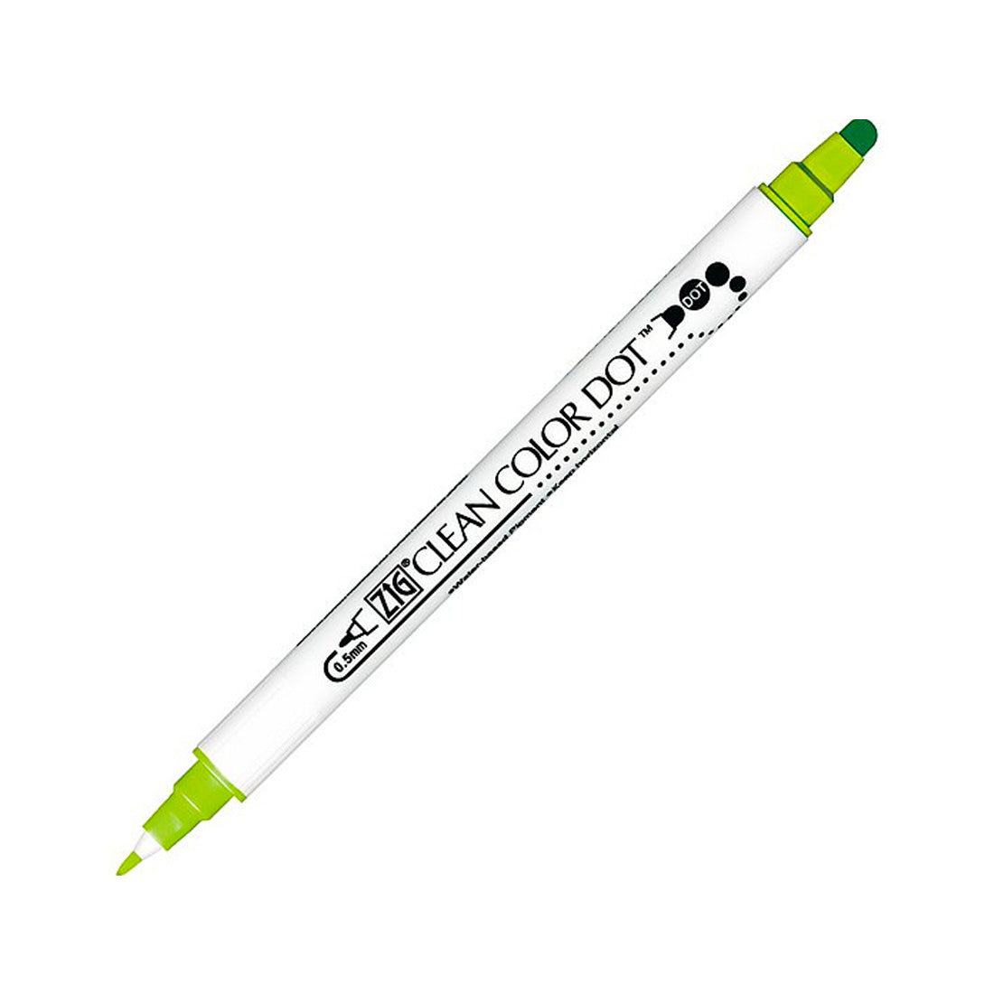Zig Clean Color Dot Kiwi Çift Taraflı Kalem - Sanatsal Marker, Çizim ve Boyama Kalemi