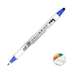 Zig Clean Color Dot Mavi Çift Taraflı Kalem - Sanatsal Çizim ve Boyama Markeri