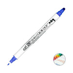 Zig Clean Color Dot Mavi Çift Taraflı Kalem - Sanatsal Çizim ve Boyama Markeri