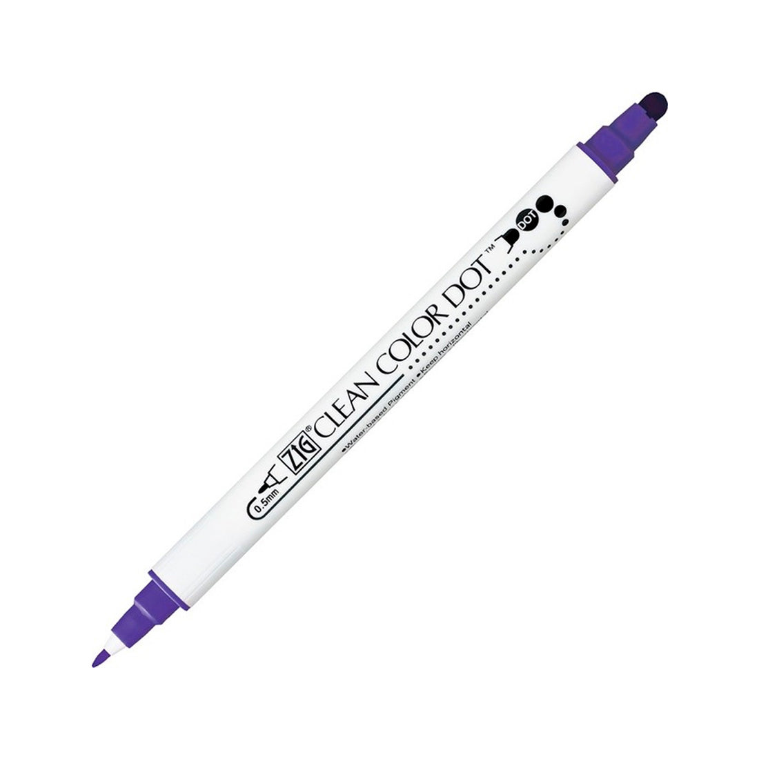 Zig Clean Color Dot Mor Çift Taraflı Kalem - Sanatsal Çizim, Boyama ve Bullet Journal Kalemi